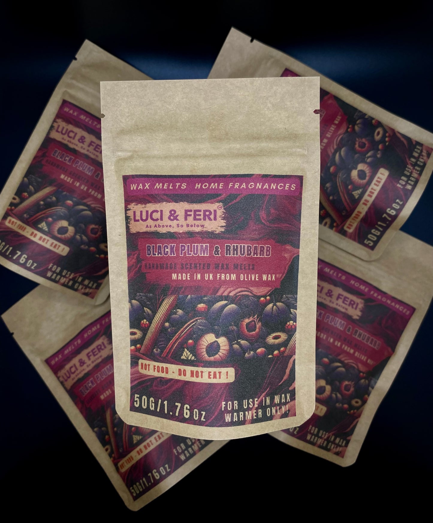 Black Plum & Rhubarb Wax Melts